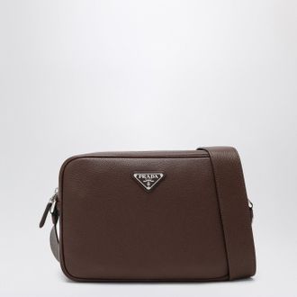 Prada Burnt brown leather crossbody bag