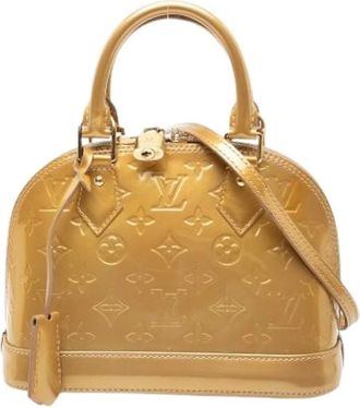 Louis Vuitton Pre-owned Handbags, female, Yellow, Size: ONE SIZE Pre-owned Alma BB