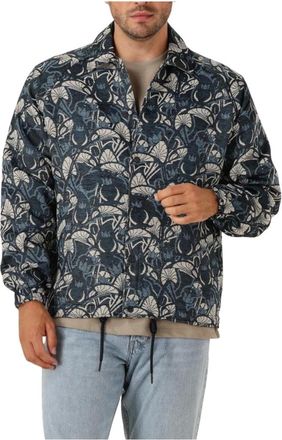 Dstrezzed Dstrezzed, Jassen, Heren, Veelkleurig, 2Xl, Blauw Overshirt Sawyer Jacket