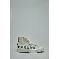 CONVERSE X COMME DES GARCONS Multi Heart High Top Shoes