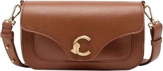 Coccinelle Stijlvolle C-Me Cognac Tas - Dames - Schoudertassen - Bruin - ONE Size - Tassen