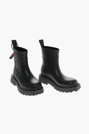 Off-white Low Boots SPONGE with Embossed Logo 4cm size 46