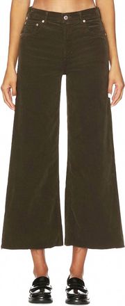 Citizens Of Humanity Lyra Wide Leg Crop Corduroy Jeans In Costes