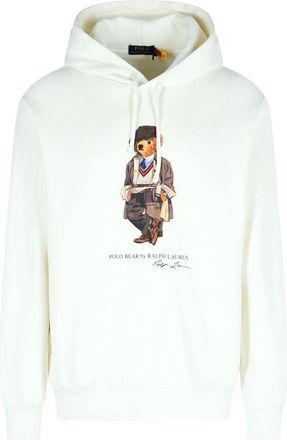 Ralph Lauren Hoodies & sweatvesten, Heren, Wit, L, Katoen, Wit