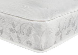 Sloomy Chelsea Bonnell Sprung Memory Mattress in White | Size: Single