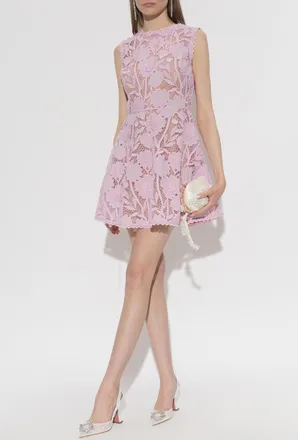 Self Portrait Lace Dress, Womens, Pink