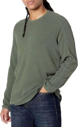 Paige Hughes Long Sleeve Waffle Knit T-Shirt In Southern Oak