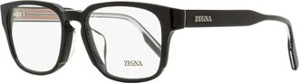 Ermenegildo Zegna Mens Alternative Fit Eyeglasses EZ5262-F 001 Black 54mm