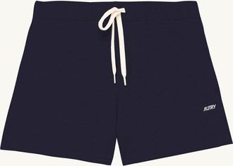 Autry SHORTS IN COTONE CON LOGO RICAMATO DONNA