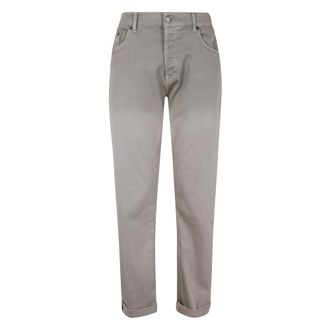 Dondup Heren, Jeans, Grijs, Maat: W30 Denim