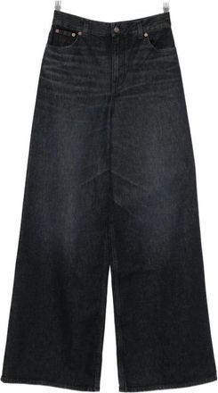 Chlo&eacute; Zwarte Wijde Jeans voor Vrouwen - Dames - Loose Fit Jeans - Zwart - W28 - Jeans