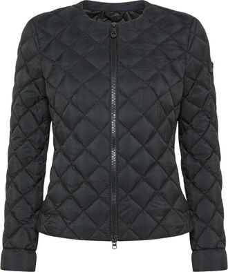 Peuterey Lichtgewicht Zwarte Gewatteerde Jas - Dames - Zomerjassen - Zwart - XS - Nylon - Jassen