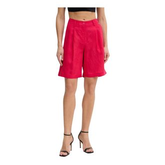 Twinset Dames, Korte broeken, Roze, Maat: L Linnen