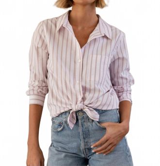 Dylan Womens Jessie Pocket Shirt In Petal