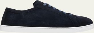 Magnanni Mens Kennedy Suede Low-Top Sneakers