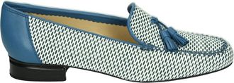 Brunate Blauwe Instappers met G Breedte - Dames - Loafers - Blauw - 37 1/2 EU - Leer - Schoenen
