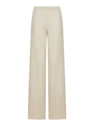 Max Mara LINEN AND SILK TROUSERS - Max Mara - Woman