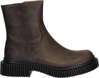 Camper Pix Berlin - Heren - Enkellaarsjes - Bruin - 40 EU - Leer - Schoenen