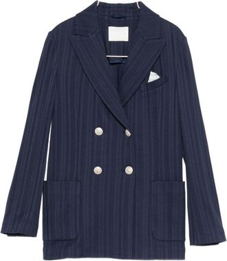 Circolo 1901 Zweireihige Jacke aus Circolo 1901-Baumwolle