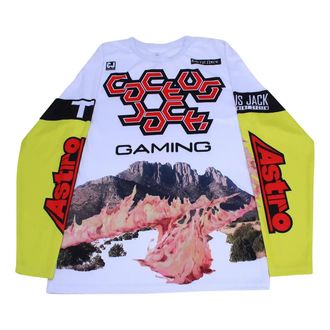 Travis Scott Cactus Jack The Scotts Gaming II Long-Sleeve Jersey White CJFN-LS47