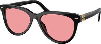 Miu Miu Red Pilot Ladies Sunglasses MU 12ZS 16K1D0 56