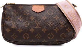 Louis Vuitton Pre-owned Womens Mini Pochette Monogram Canvas - Brown Textile - One Size