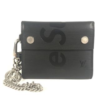 Louis Vuitton Epi Black Noir Epi Leather Chain/Shoulder Wallet (Pre-Owned)