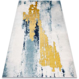 RugsX Rugsx - Alfombra Emerald Exclusivo 1025 Glamour, Elegante Vintage Azul / Oro Multicolour 120x170 Cm