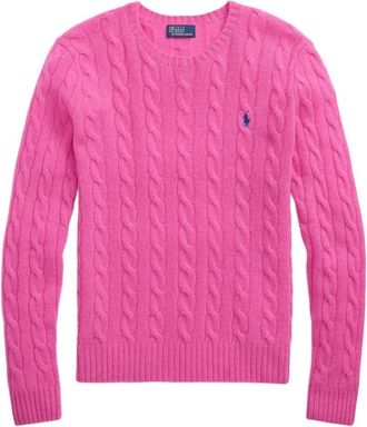 Polo Ralph Lauren Stijlvolle Sweaters Collectie - Dames - Ronde hals truien - Roze - L - Truien & Vesten