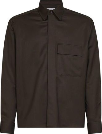 D4.0 Hombre, Camisas, Marr&oacute;n, Talla: S