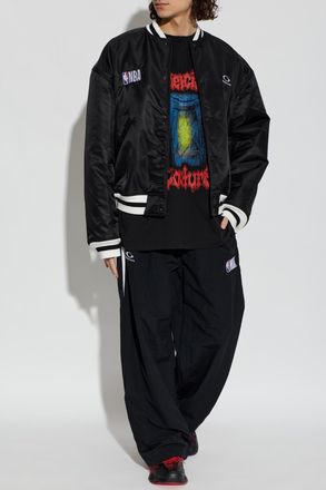 Balenciaga Oversize T-shirt, Mens, Black