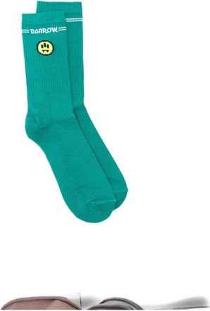 Barrow Calzini con smiley - Verde
