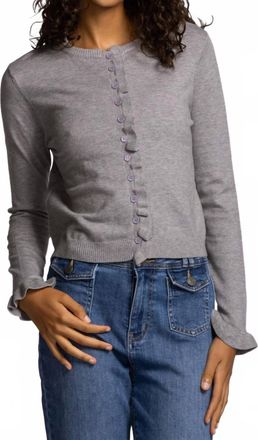 Pink Martini Collins Sweater In Grey