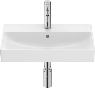 Roca Roca - Lavabo De Porcelana Compacto Mural O Para Semipedestal Ona Medidas: 550x360x150 Mm