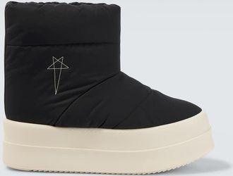 Rick Owens Stivali Mega Bumper Lunar con platform