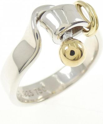 Tiffany & Co. Yellow Gold (18K) Silver 925 Band Ring (Pre-Owned)
