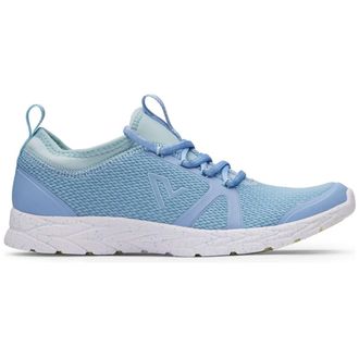 Vionic Brisk Alma Textile Synthetic Womens Lace Up Trainers - Bluebell - Size:UK 4.5