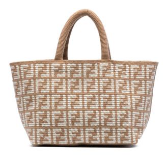 Fendi Pre-owned Fendi Large Zucca Cashmere Shopper Tote Ladies 8BH401 AL9O 229 0189