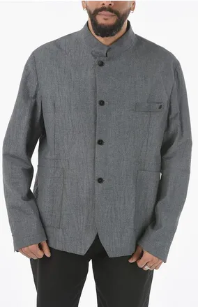 Ixos Linen and Cotton NEGRAMARO Single-breasted jacket with korea size 46