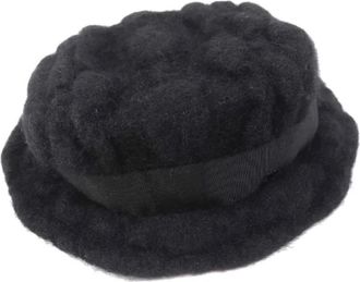 Chanel Pre-owned Fabric hats - Dames - Vintage Accessoires - Zwart - ONE Size - Vintage
