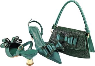 Generic Shoe And Bag Women Shoes And Bag Set In Orange Shoes Bag