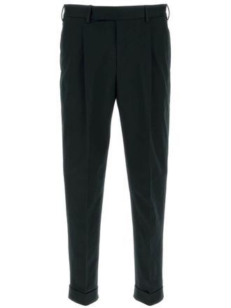 Pantaloni Torino Edge tapered trousers - men - Elastane/Cotton - 46 - Black