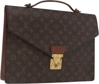 Louis Vuitton Pre-owned Handbags, female, Brown, Size: ONE SIZE Pre-owned Vintage Canvas Handbag