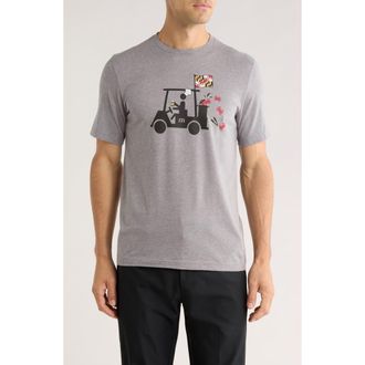 Travis Mathew Off the Grill Cotton Graphic T-Shirt in Heather Medium Grey at Nordstrom Rack, Size Xx-Large