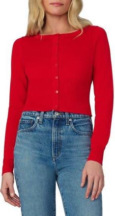 Joe's The Shrunken Cardigan in Cherry Red at Nordstrom Rack, Size X-Small