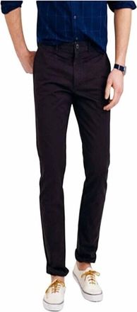 J.crew 484 Slim-Fit Pant In Broken-In Chino In Black