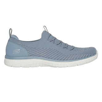 Skechers Virtue gebreide instapsneakers voor dames (Blauw)