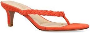 Pelle Moda Earlen Kitten Heel Flip Flop in Red Orange at Nordstrom Rack, Size 9.5