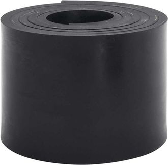 vidaXL Borde De Goma Para Quitanieves Negro 300x15x1 Cm Vidaxl