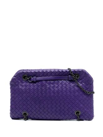 Bottega Veneta 2012-2025 Nappa Intrecciato Duo shoulder bag - women - Nappa Leather - One Size - Purple
